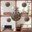 Horloge murale rétro en bois rustique
