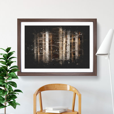 Bare Trees - Picture Frame Graphic Art