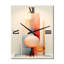 Traditions obséquieuses - Illustration rose rétro - horloge murale géométrique moderne surdimensionnée-99636202
