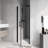 28 "W X 72"H Pivot Shower Door In Matte Black