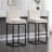 Upholstered Linen Counter Stool with Iron Frame-1009049371-1009049374