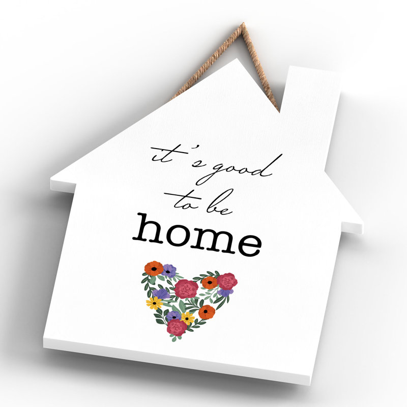 Words And Text Wall Decor, 18.5cm H x 16cm W x 0.9cm D