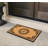 Albertina Natural Coir and PVC backing Hand Crafted by Artisans Geneva Monogrammed Floral Entry Doormat 24" x 39"-2060556764