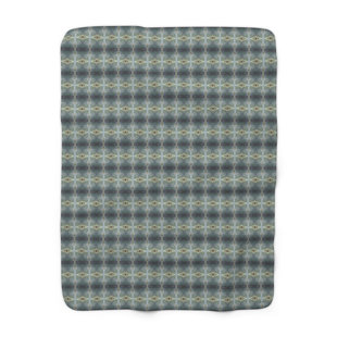 Sherpa Fleece Throw - Polyrhythm Eye