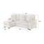 Canapé modulaire moelleux avec canapé-lit en tissu de velours-738175620