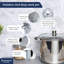 Buckingham Deep Induction Stainless Steel Stock Pot with Glass Lid-115987718