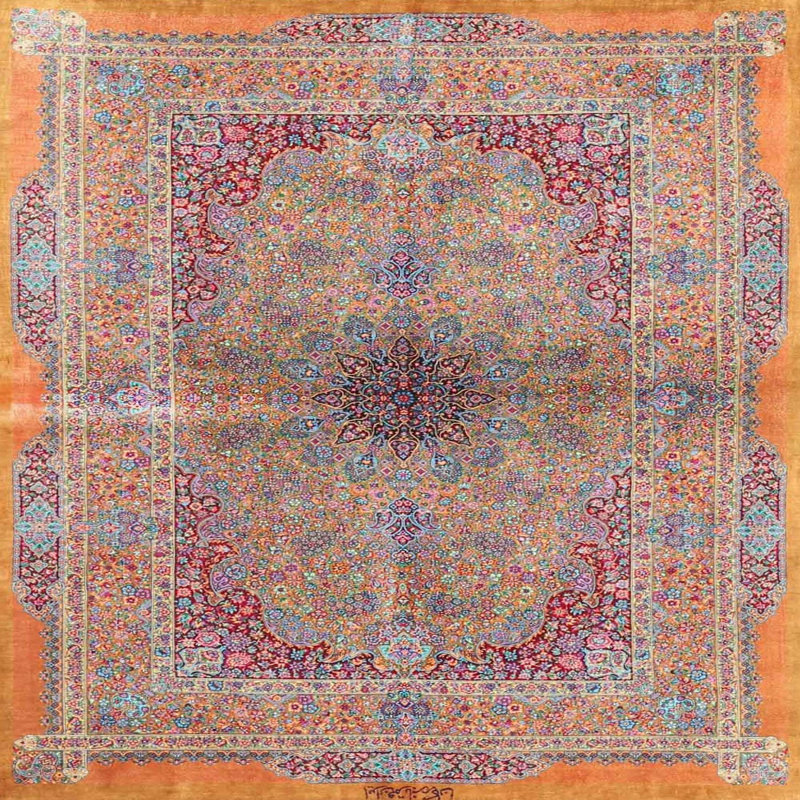 Oriental Indoor Rug, Round 8'