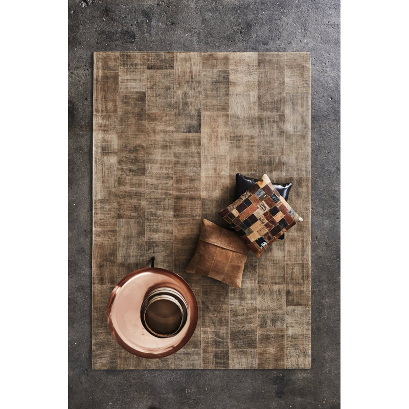 Felty Cowhide Area Rug, Rectangle 120 x 180cm