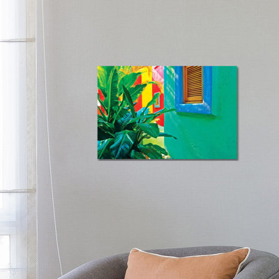 Mexico, Costalegre. Colorful Hotel Walls. by Jaynes Gallery - Wrapped Canvas Gallery-Wrapped Canvas Giclée
