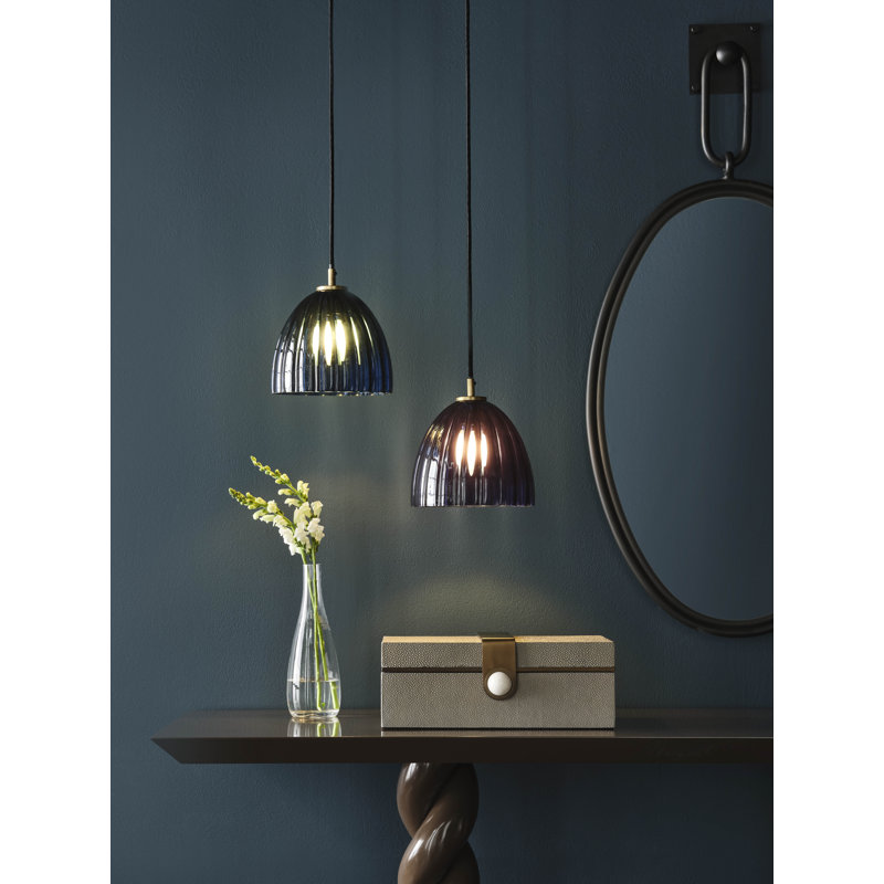 Caterina Triple Pendant - Blue Avio, Blue Avio