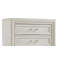 Commode à 5 tiroirs, commode en bois pour chambre à coucher