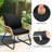 Bayou Breeze 4PCS Patio Rattan Sofa Set Black Loveseat Set Outdoor Bistro Set-812223863