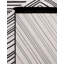Tapis géométrique en polyester noir / blanc Bralin-434944239