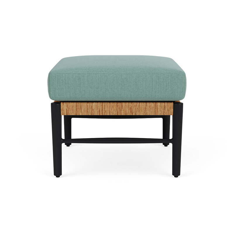 Galloway Outdoor Ottoman Patio Ottoman, Loveboat Mint