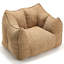 Fauteuil à billes pour chambre à coucher - Matériau en chenille, mousse très résistante pour un sommeil réparateur