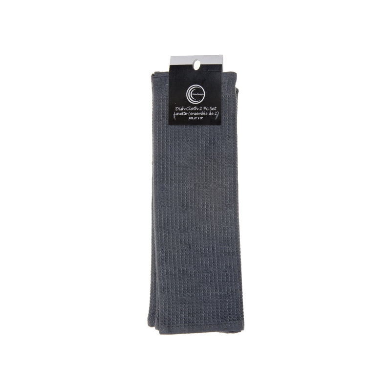 Ensemble de vaisselle 12 pièces, gris