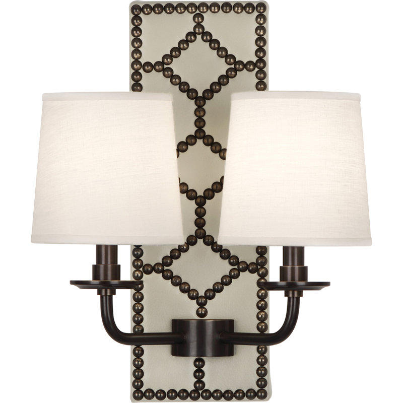 Lightfoot Armed Sconce, Dark Gray/Bronze