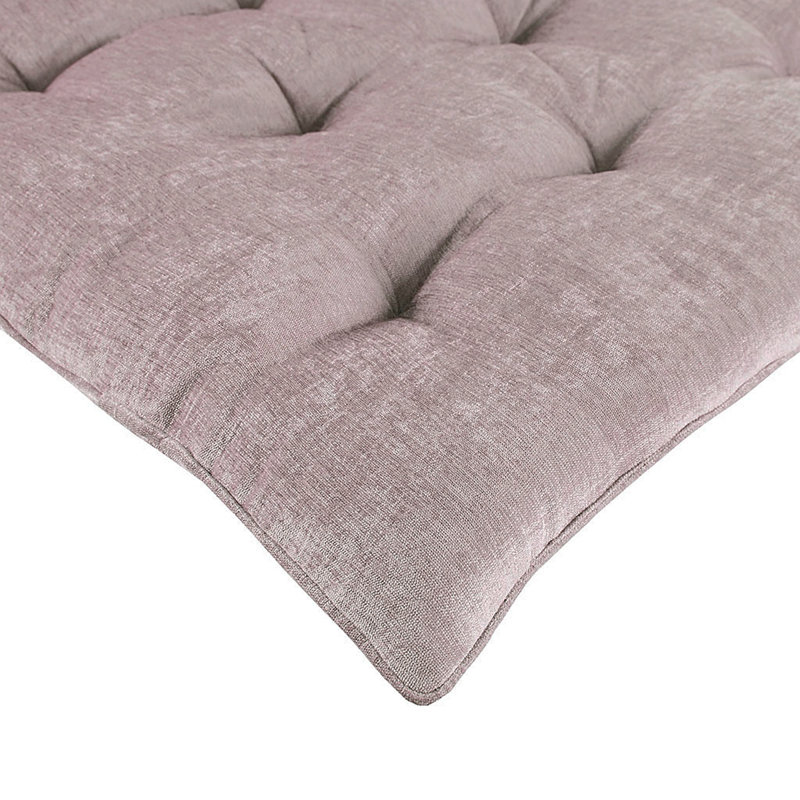 Coussin de sol Poly Chenille 27 po, Rosé, Très grand lit