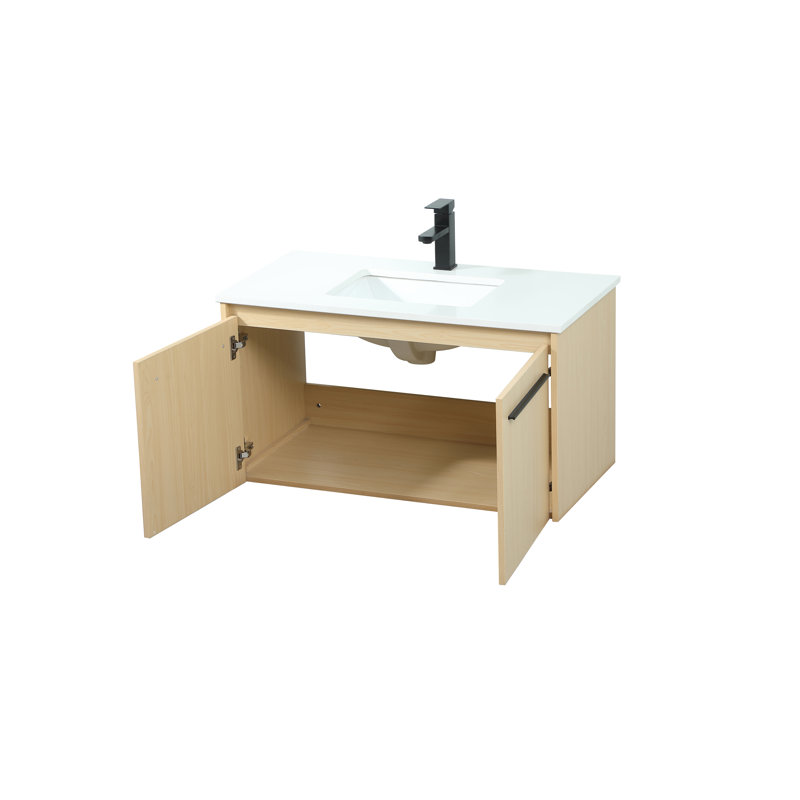  Ensemble de meuble-lavabo simple 36 po, Érable
