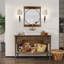 Adelone Metal Square Wall Mirror