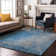 Premium Machine Washable Cerrito AMF562 Blue Rug