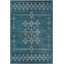 Tapis bleu / blanc / brun tissé à la machine Anber-899605209