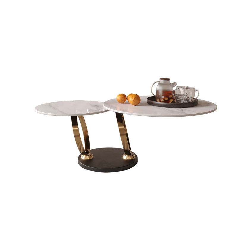 Armo 2 - Piece Exquisite rotating end table
