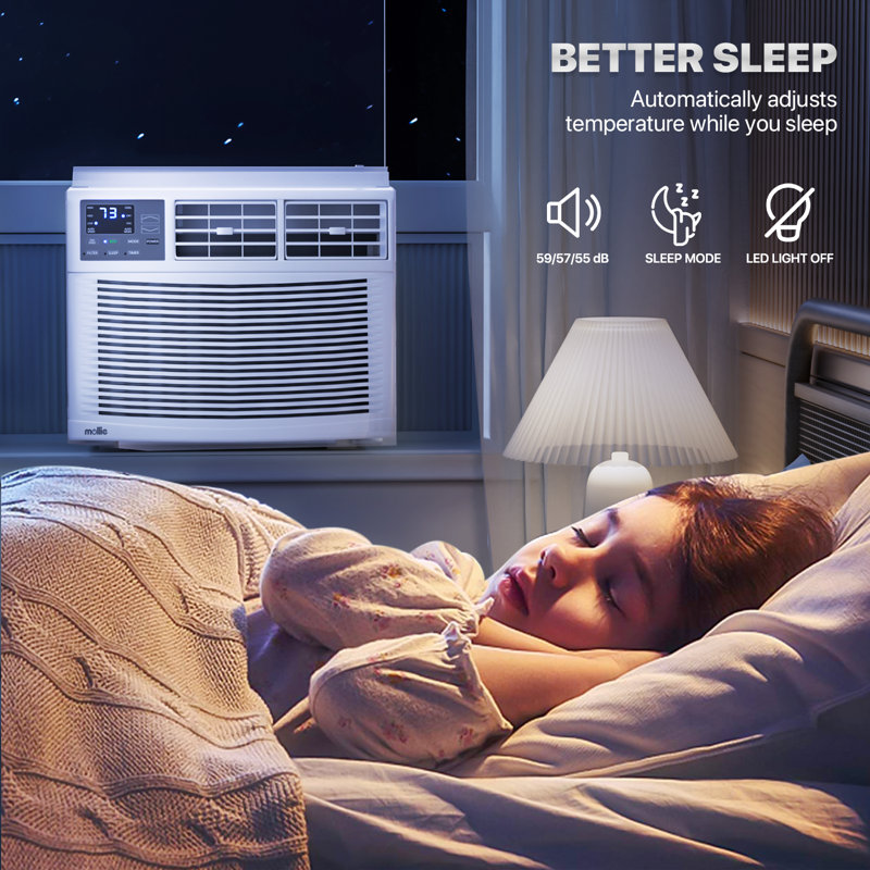 12,000 BTU 115V Window Air Conditioner, Cools up to 450 Sq.Ft., Window AC Unit with Remote Control