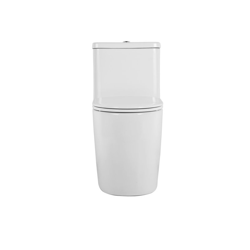 Elongated Ceramic Toilet, 1.1/1.6 , White, Comfortable Height, Soft Close Seat, & , T036wt Comfort Height Elongated,