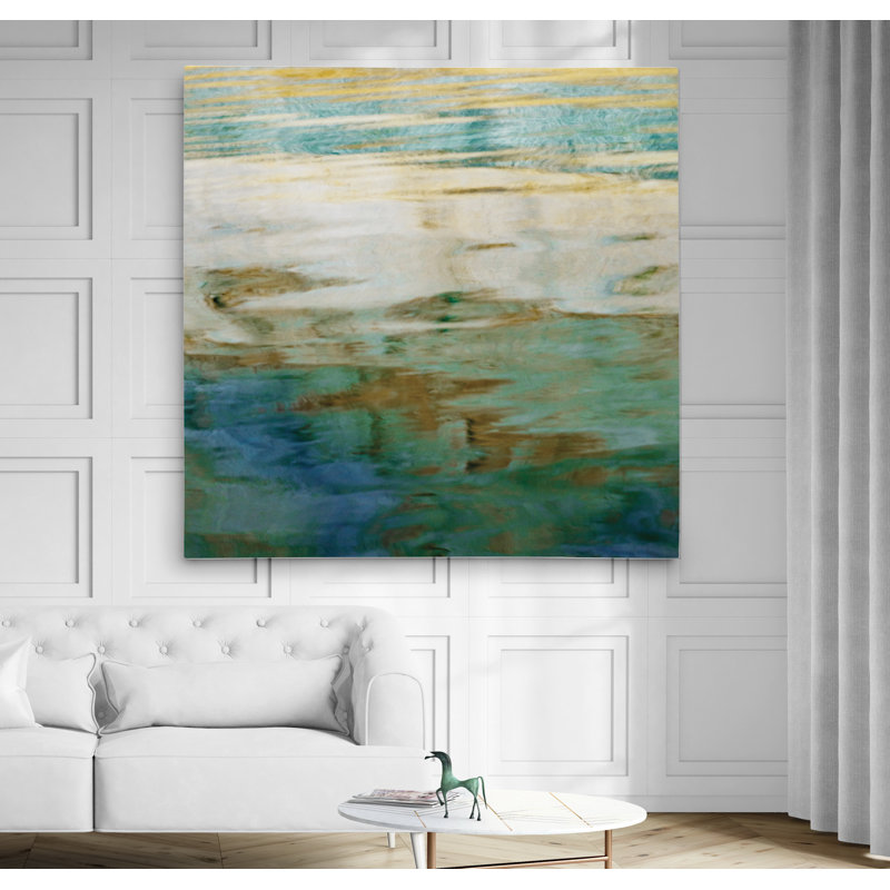 « opalescence », reproduction de peinture à l’huile, Toile tendue, H 16 po x l 16 po x P 1,5 po