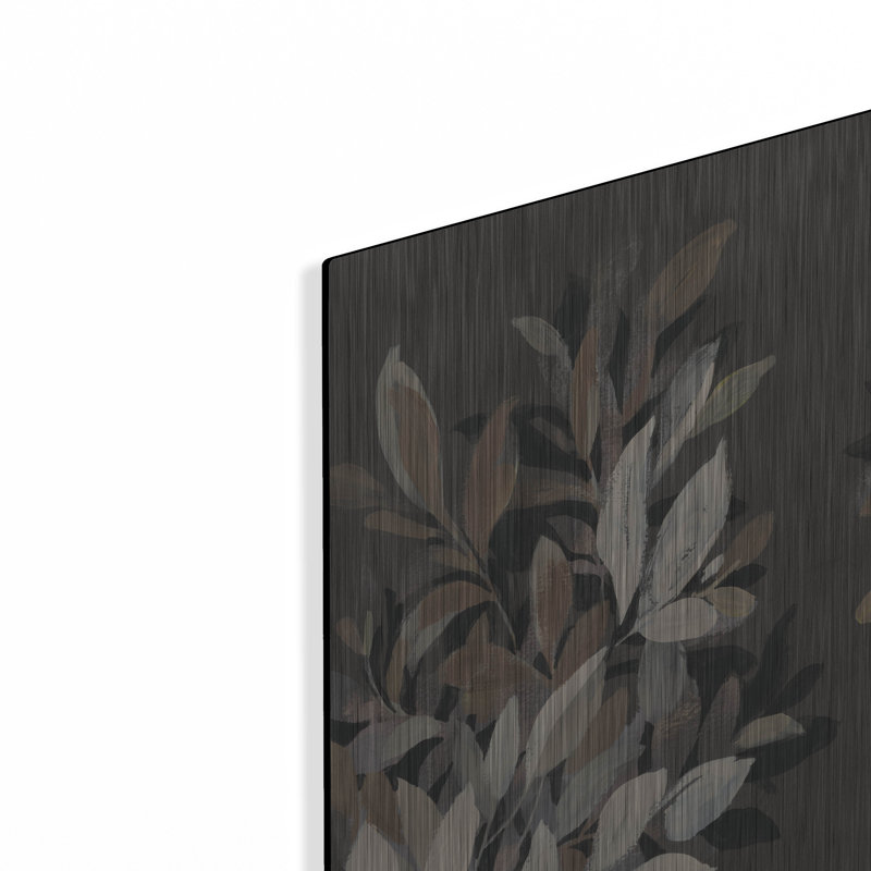 Art mural en métal Latitude Run® «Lived Branches» par Danhui Nai, H 12 po x l 16 po