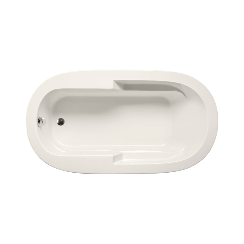Marco 66" x 36" Soaking Acrylic Bathtub, Biscuit