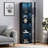 Omari Display Cases with LED Strip Lighting & Shelves-112371500