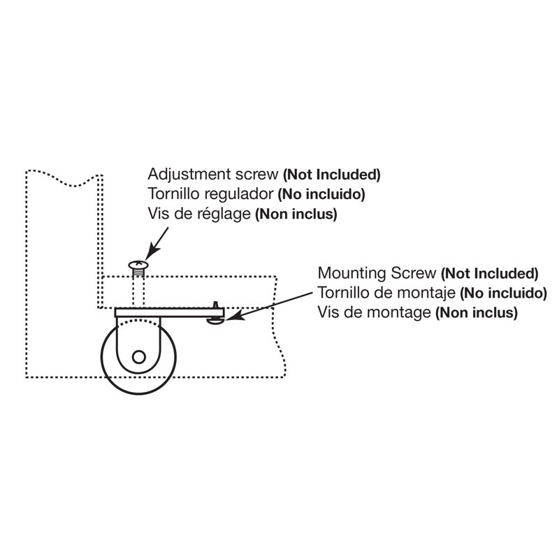 1 in. Plastic Roller, Screen Door Tension Springs (2 Pack)