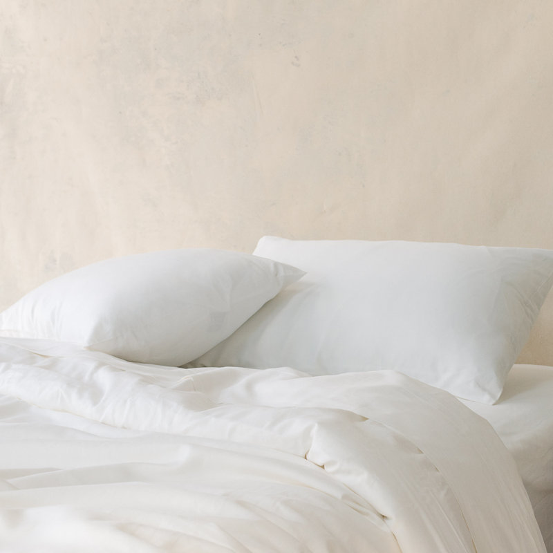 Rayon From Bamboo Duvet Cover, Twin XL Duvet Cover, White