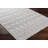 Angadresma Geometric Machine Woven Polyester Area Rug in Gray/Ivory-1860825045