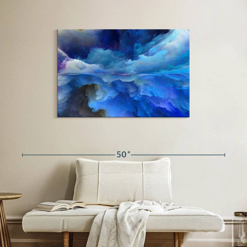 Avery Abstract Sky, 26" H x 39" W