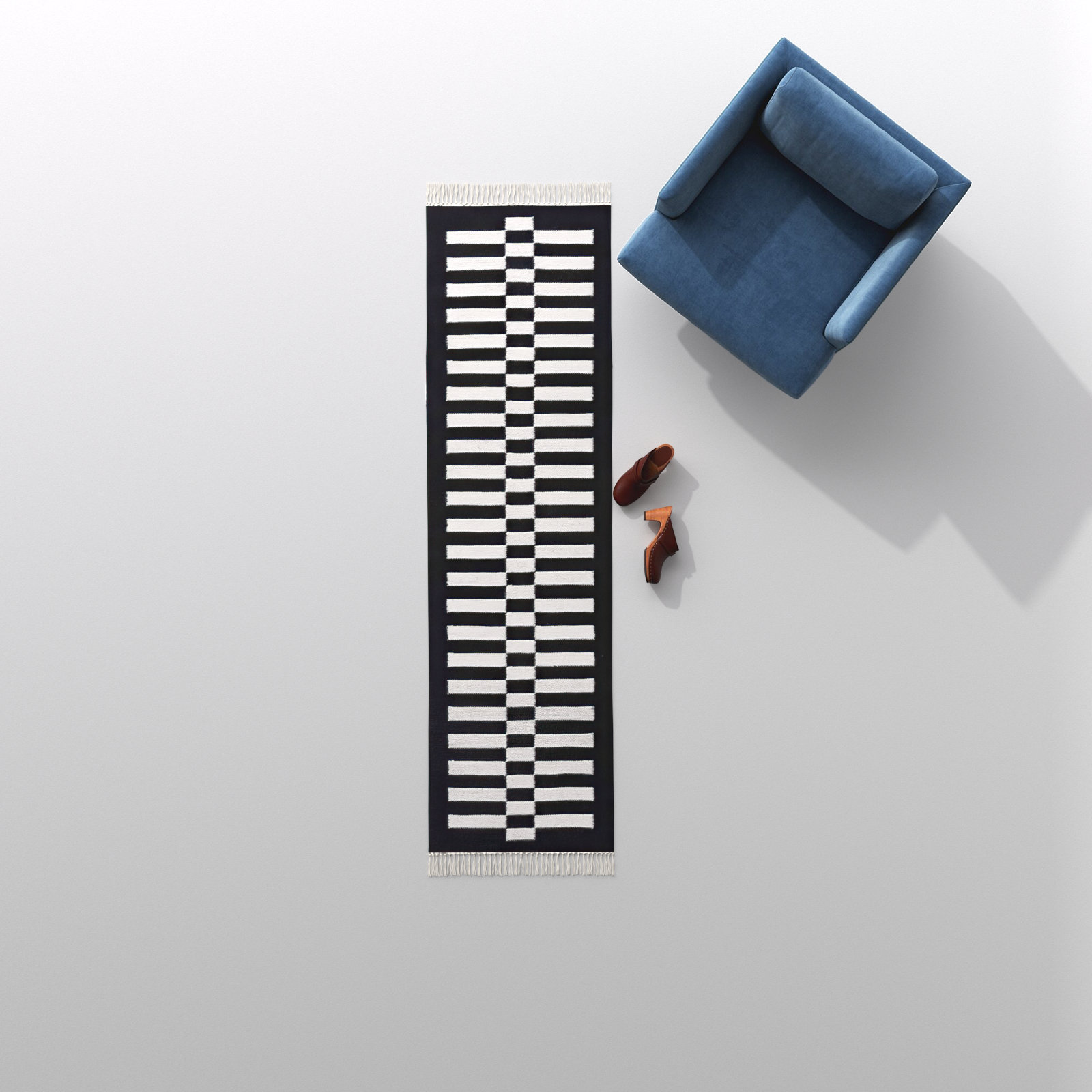 Delia Rug, Runner 2' 3" x 8'