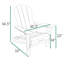 Chaise Adirondack pliante en PEHD-1144530071