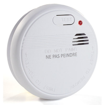 Symple Stuff Wall Mounted Smoke Detector