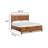 King Panel Storage Bed
