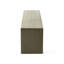 Banc de salle à manger en bois, gris et taupe, aspect, largeur 63 po, bois franc, assemblage simple, cadre, longue durée, minimal