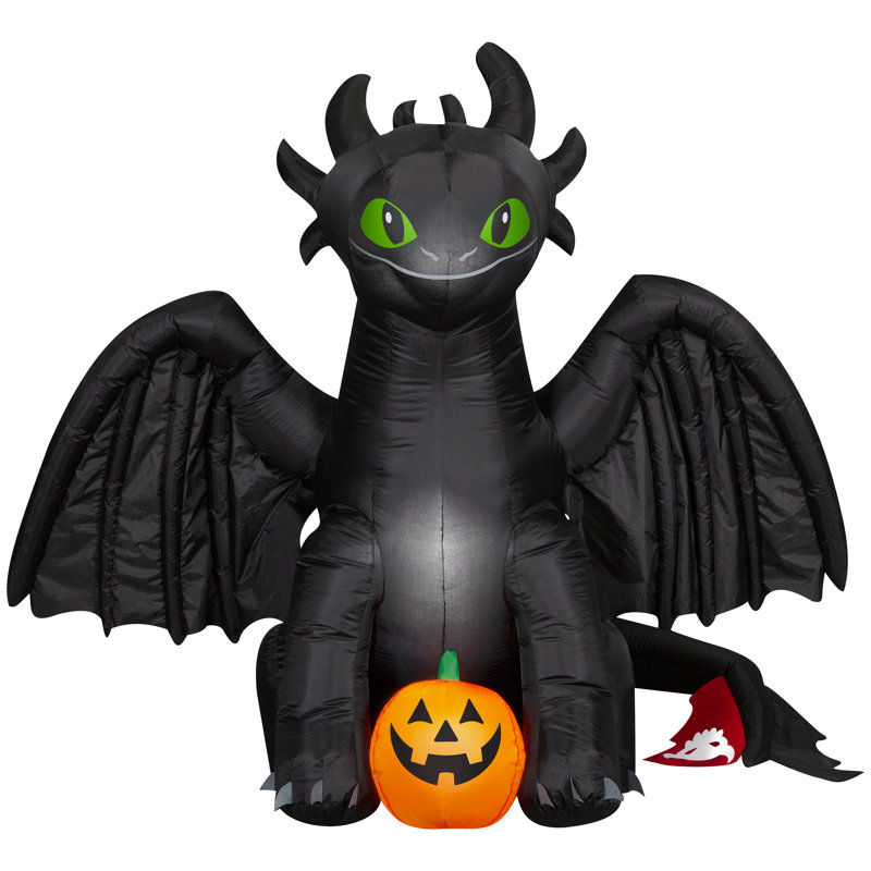 Lumière d'Halloween soufflée à l'air avec ELT-Toothless How to Train Your Dragon-Universal