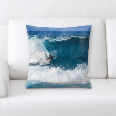 Colette Microsuede Reversible Throw Pillow
