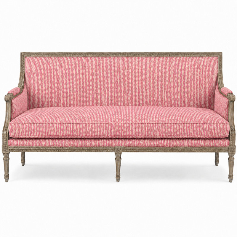 Wavy Jacquard | Peyton Fabric, Magenta