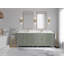 Meuble-lavabo double 84 po avec dessus en marbre Cambridge