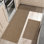 Tapis de cuisine antidérapants 2 pièces, tapis de cuisine absorbants et résistants aux taches