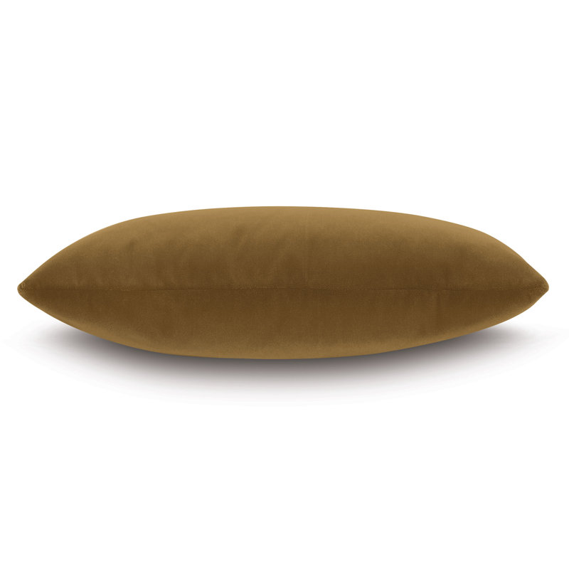 Capra Square Pillow Cover & Insert, Amber, 15" x 26"