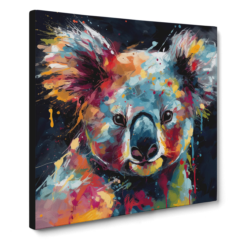 Koala Bear Abstract Art - Print