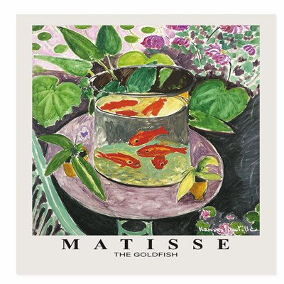 Animaux, Henri Matisse, le poisson rouge bohémien, reproduction d'art non encadrée
